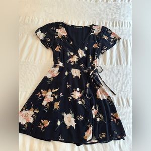 Floral Mini Abercrombie cotton dress size XS